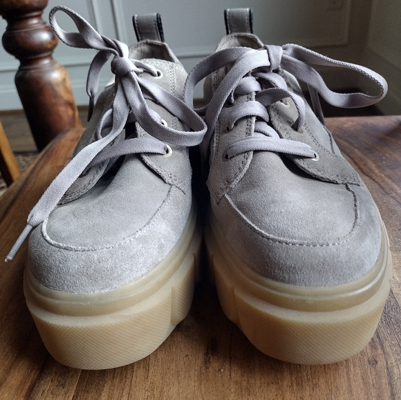 Sorel Tan Suede Caribou Waterproof Platform Oxfords Size 9.5 - Picture 5 of 13